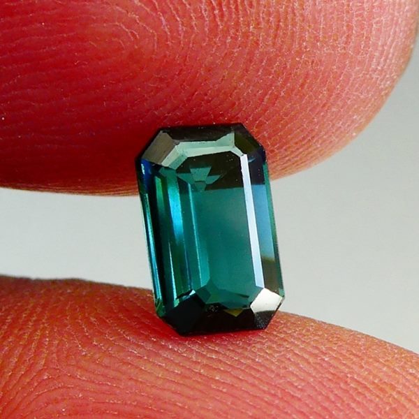 1.04CT SPLENDID UNHEATED OCTAGON 100% NATURAL INDICOLITE BLUE TOURMALINE Carousel 1