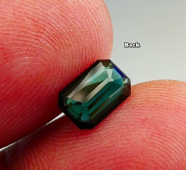 1.04CT SPLENDID UNHEATED OCTAGON 100% NATURAL INDICOLITE BLUE TOURMALINE Carousel 6