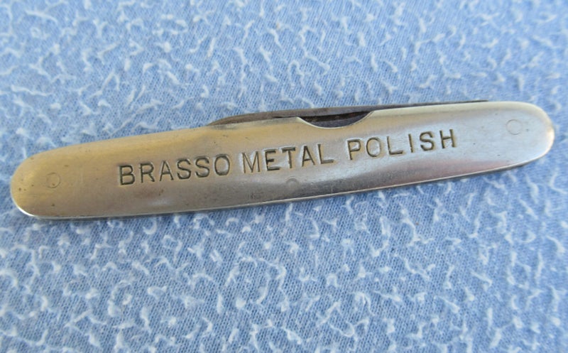 Old Brasso Metal Polish pocket knife …Auction 2 of 4 Carousel 2