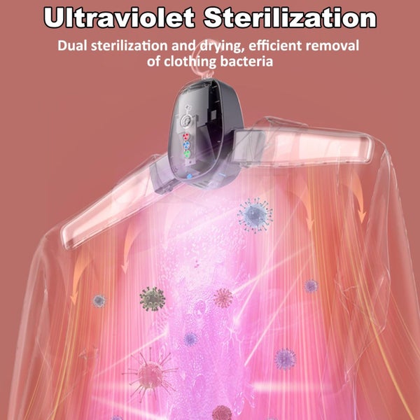 Clothes Dryer, Hang Clothes Dryer UV Sterilization Portable Travel Home Carousel 6