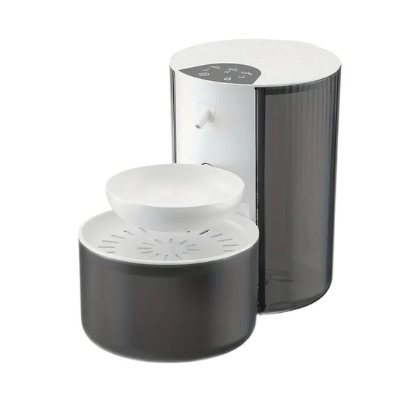 NNETM Smart Cat Water Fountain with 3L, USB & Battery Carousel 1