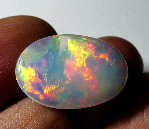 $1RE 6.81CT Buy Now $2850 UNTREATED RAINBOW FLASHING 100% NATURAL CRYSTAL OPAL Carousel 2