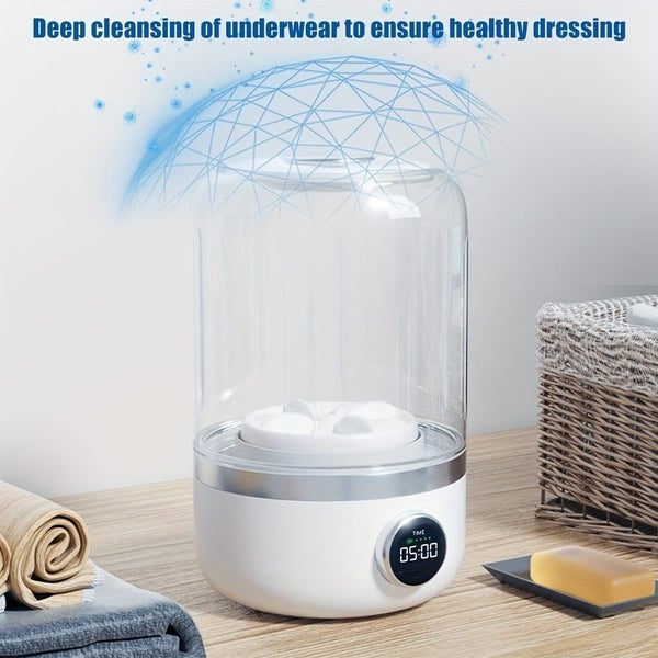 NNETM Portable Mini Rechargeable Washing Machine Carousel 2