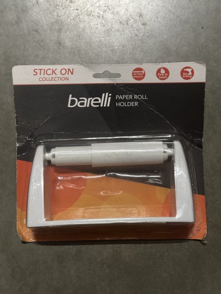 Barelli Stick-On Paper Roll Holder – No Drilling, No Tools Required Carousel 1