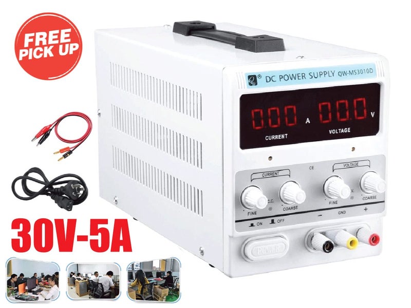 30V 5A DC Power Supply Precision Variable Digital Adjustable Lab Grade Carousel 1
