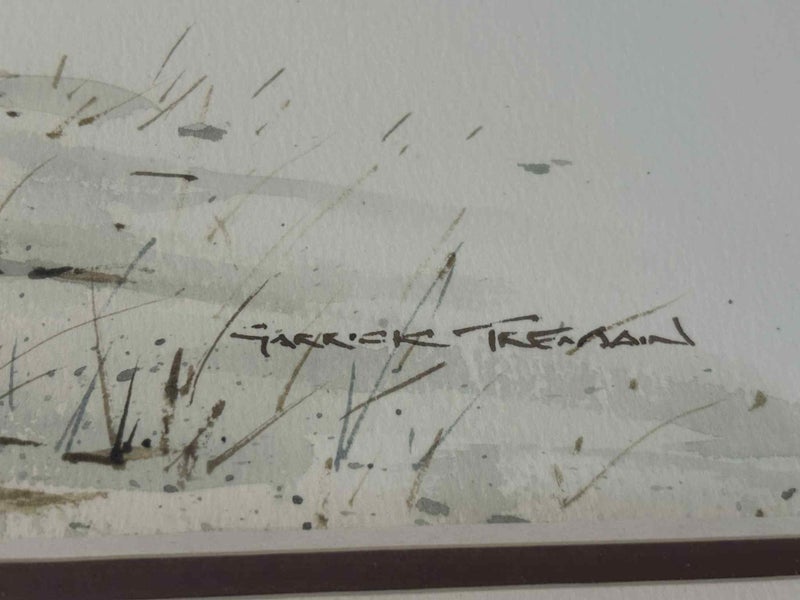 Garrick Treamain original water colour painting Carousel 2