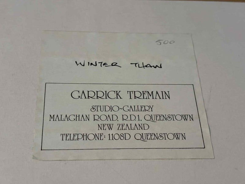 Garrick Treamain original water colour painting Carousel 3