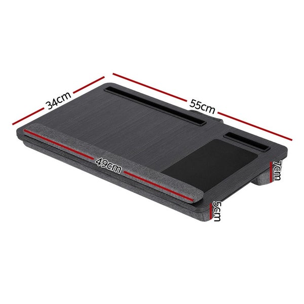 Lap Desk Laptop Desks Portable W/ Wrist-Rest Phone Slot Mouse Pad 55Cm Carousel 2