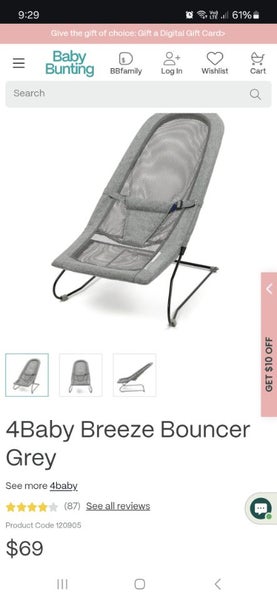Baby bouncer - baby bunting Carousel 1
