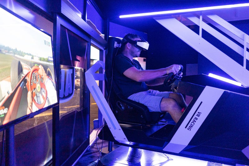 VR Simulator - Racing Car Carousel 6