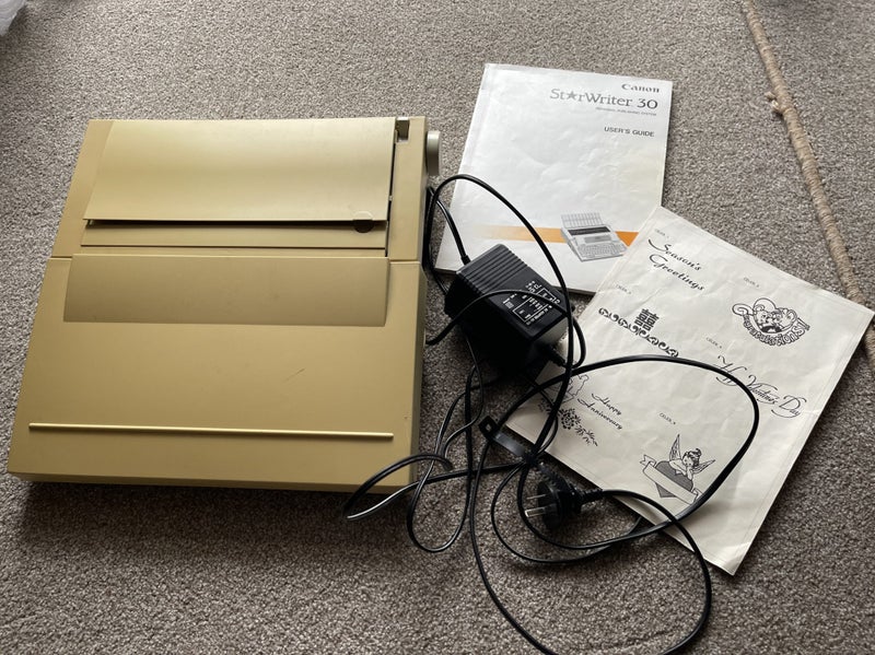 Canon Starwriter 30 Word Processor Carousel 2