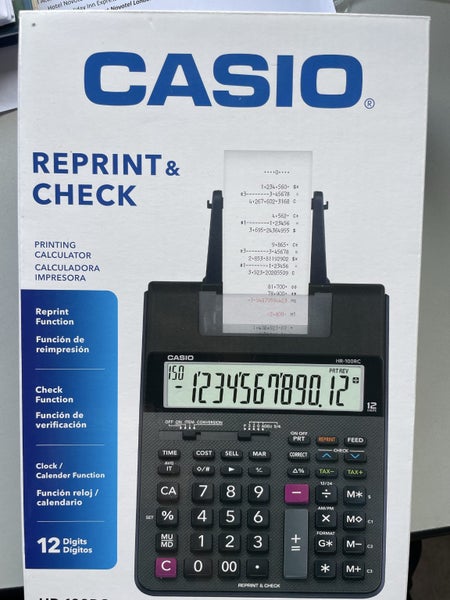 Casio HR-100RC Printing Calculator Carousel 1