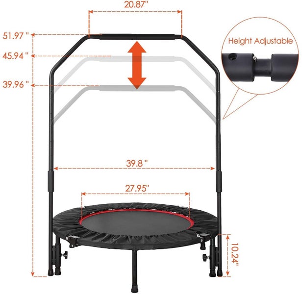 Rebounder Trampoline - In Stock Deal64393560876929112
