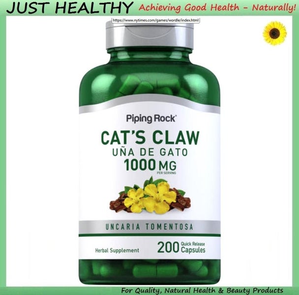 CAT'S CLAW - ANTI-INFLAMMATION - 1,000 mg - 200 CAPS Carousel 1