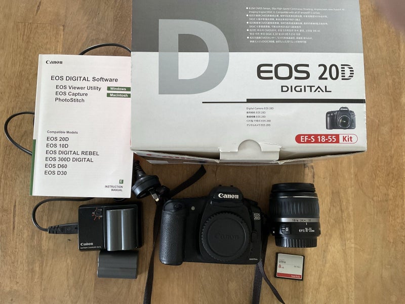 Canon EOS20D Camera with 4 Lens Plus64142567527425111