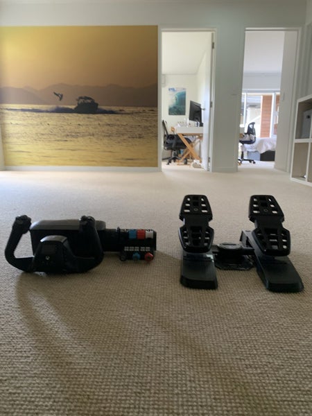 Turtle beach flight yoke rudder pedals included Carousel 2