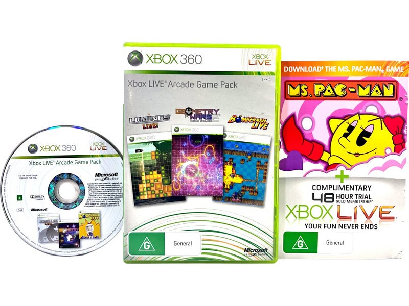 Xbox Live ARCADE GAME PACK Xbox 360 (Lumines + Bomberman + Geometry Wars) Carousel 6