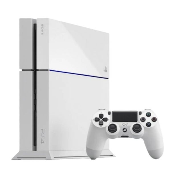Playstation 4 - white, and controller Carousel 1