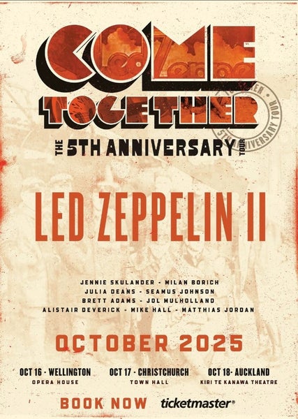 Come Together plays Led Zeppelin Oct 18th Auckland Carousel 1