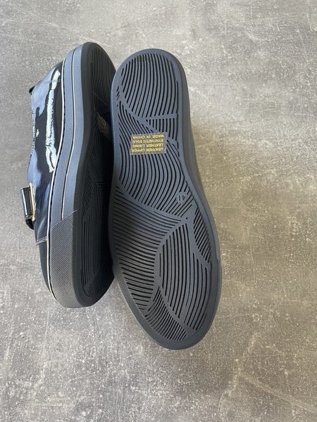 DJANGO AND JULIETTE NAVY FLAT SHOES 4164592533235459113