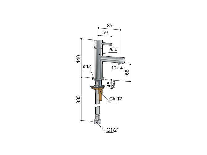 Buddy Mini Basin Mixer Chrome *Run Out Model* Was $349 Carousel 2