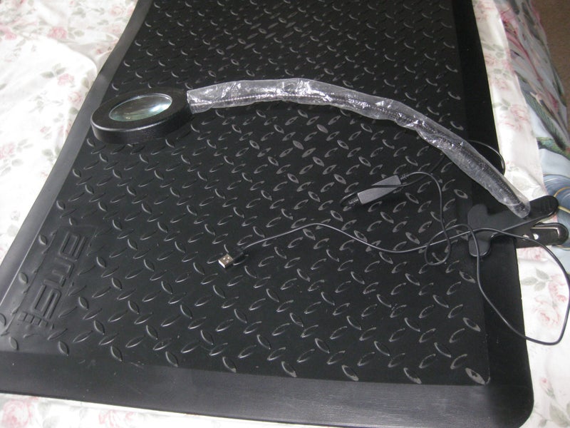clip on flexible gooseneck magnifying glass, with light Carousel 3