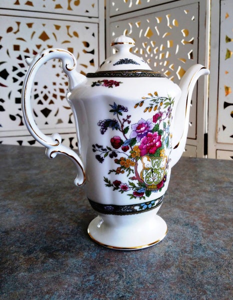 Royal Albert vintage coffee pot Carousel 1