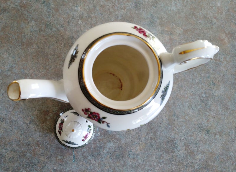 Royal Albert vintage coffee pot Carousel 7
