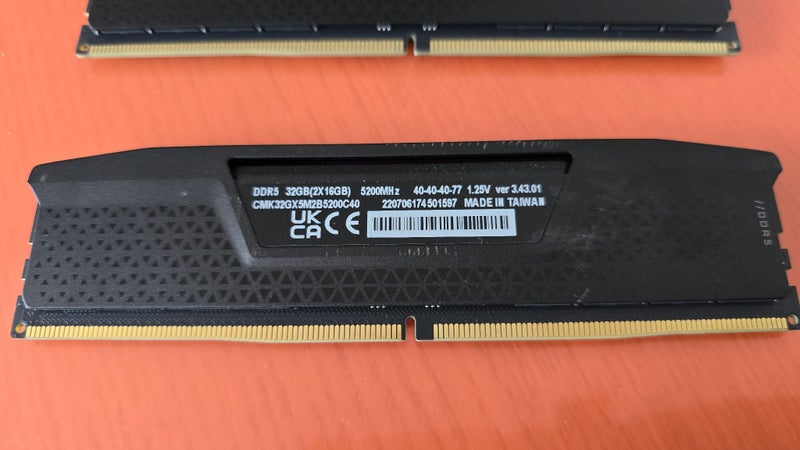 Corsair VENGEANCE RGB 32GB DDR5 (2 x 16GB) kit64008506290177114