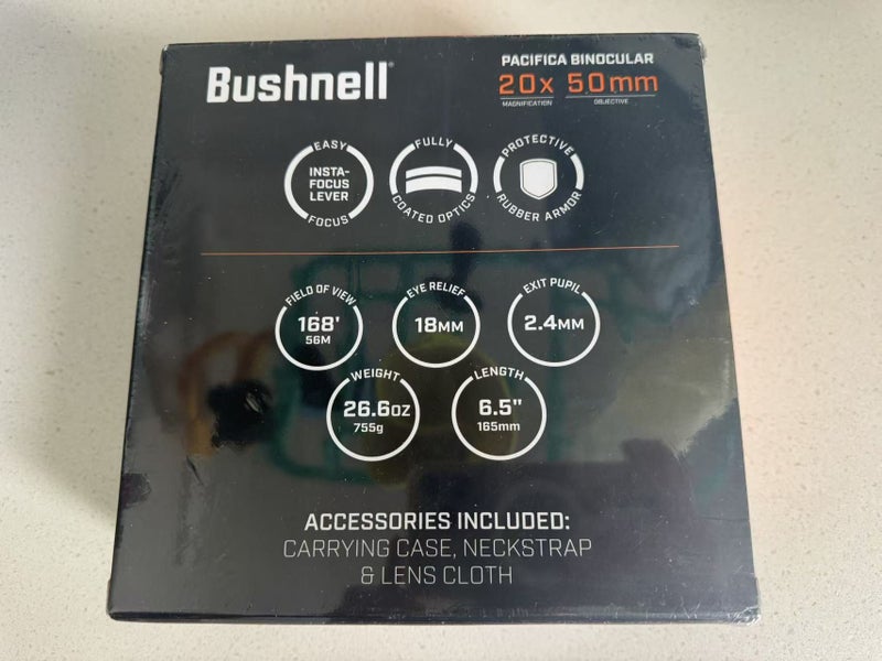 Bushnell Pacifica 20x 50mm Super High-Powered Porro Prism Binoculars Carousel 2