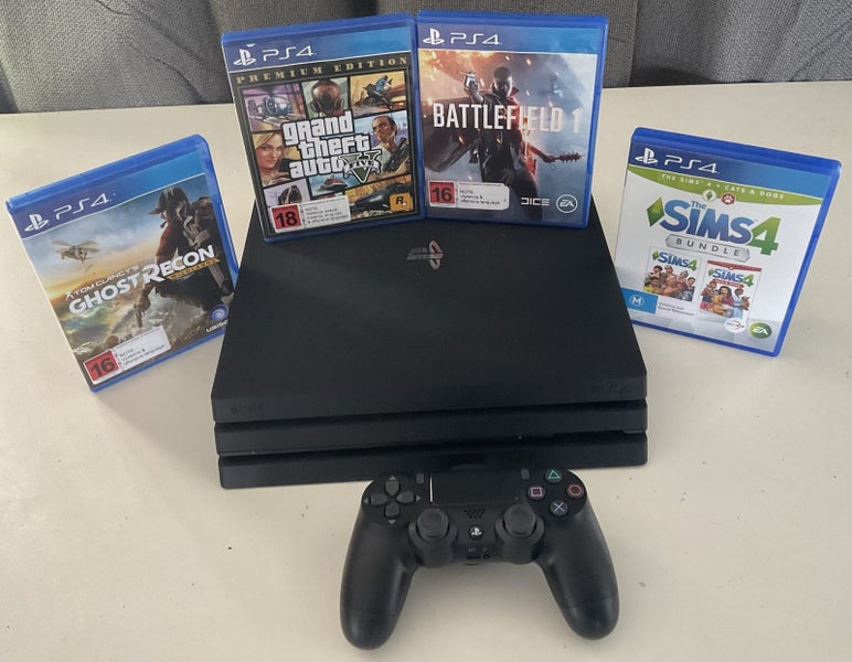 PS4 PRO - 1TB Bundle + Controller + Games **Low Reserve** Carousel 1