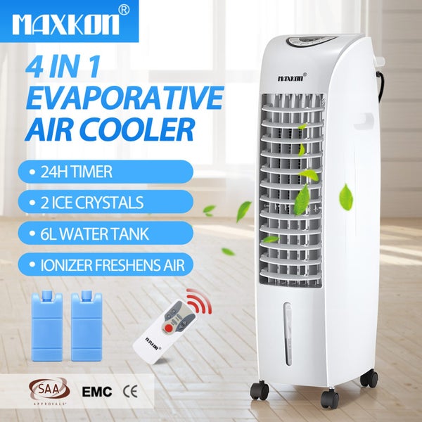 Portable Air Cooler Evaporative Cooling Fan Purifier Humidifier 4in1 Carousel 2