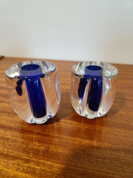 Murano Candlesticks with original sticker. Carousel 1