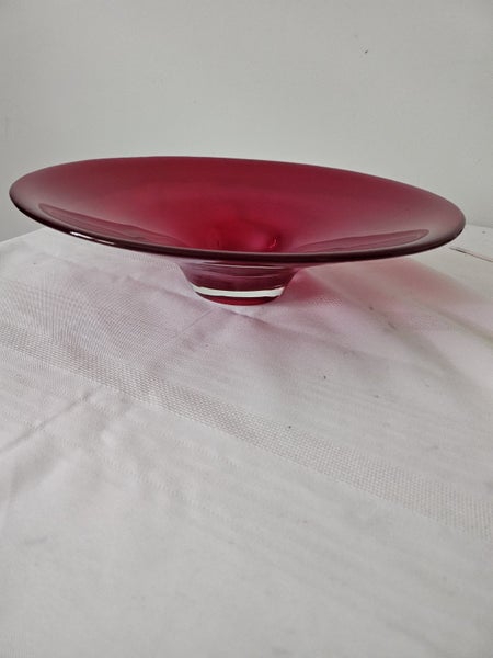 VINTAGE ZWIESEL ART GLASS BOWL Carousel 2