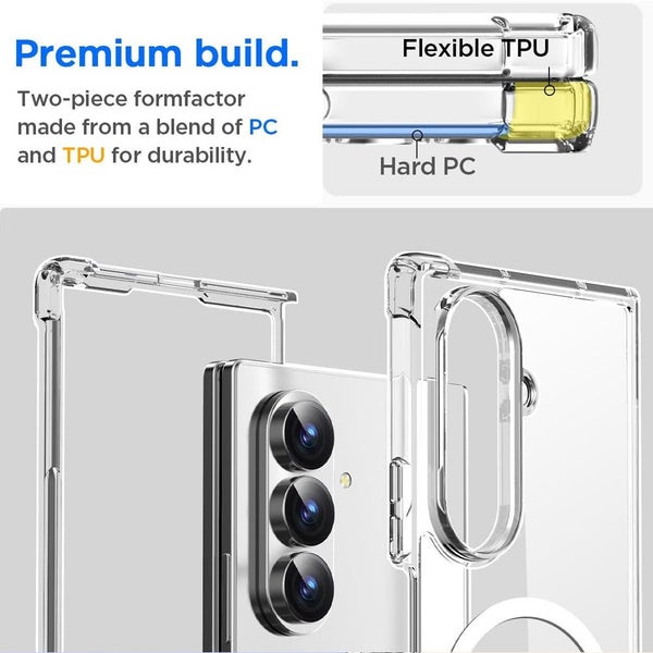 Samsung Galaxy Z Fold 7 Case Clear Thin Magsafe Compatible cover Carousel 2