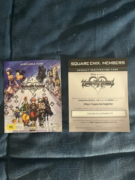 Kingdom Hearts 1.5 + 2.5 PS4 Game Disc Carousel 5