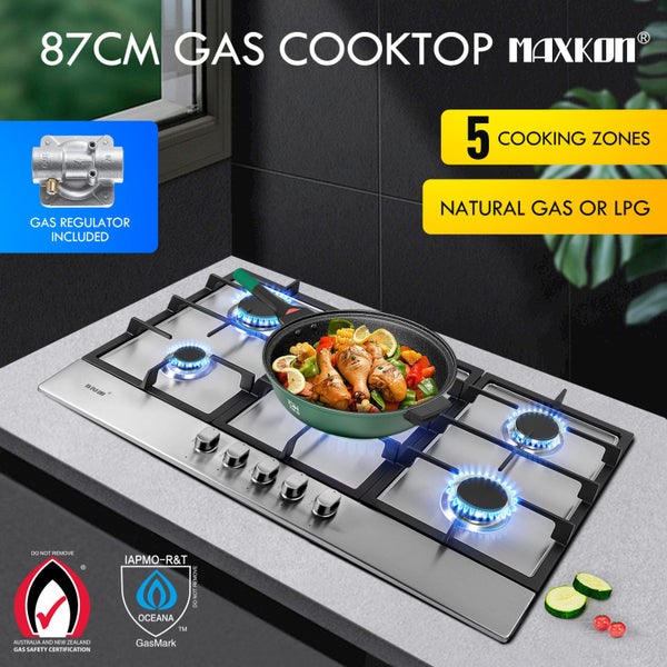 Gas Cooktop Stove Top Cooker 87cm Carousel 1