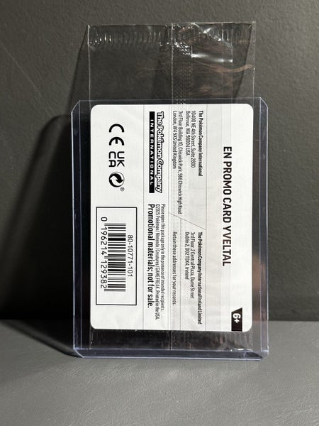 Sealed EB games stamped promo Yveltal Pokemon Carousel 2