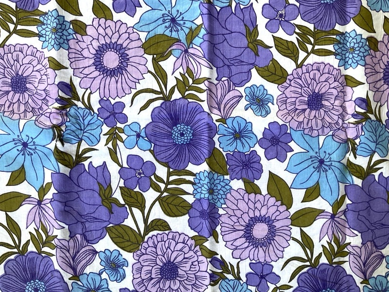 ** RETRO PILLOWCASE ** PURE COTTON ** UNUSED PERFECTION ** Carousel 1