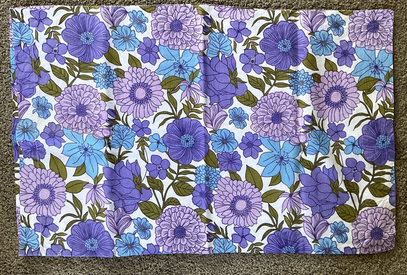 ** RETRO PILLOWCASE ** PURE COTTON ** UNUSED PERFECTION ** Carousel 2