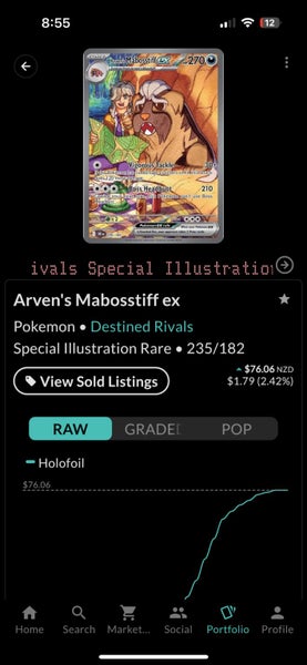 Arven's Mabosstiff ex SIR 235/182 Carousel 4