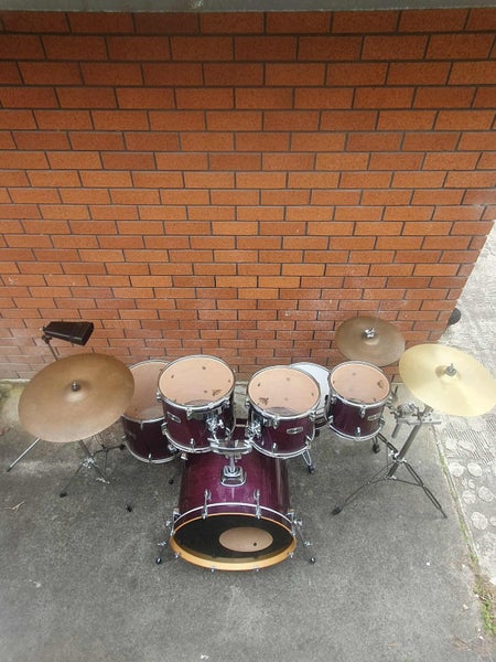 Mapex M Series Birch 6 PC Drum Set – Transparent Purple64011030637442110