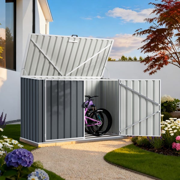 Bike Shed, Garden Storage Box, Wheelie Bin Storage, Pump Shed Carousel 1