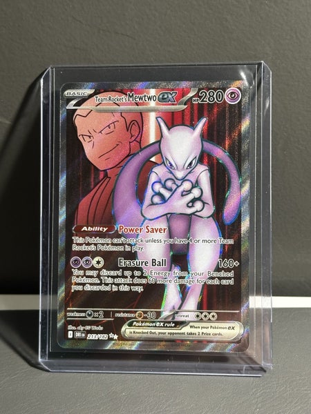 Team Rockets Mewtwo EX 213/182 Ultra Rare Pokemon Carousel 1