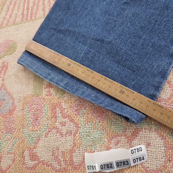 Y2k Bectors Baggy Denim Jeans Blue Size 32 Unisex Pants Trousers Carousel 13