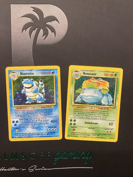Blastoise and Venusaur Base set Carousel 1