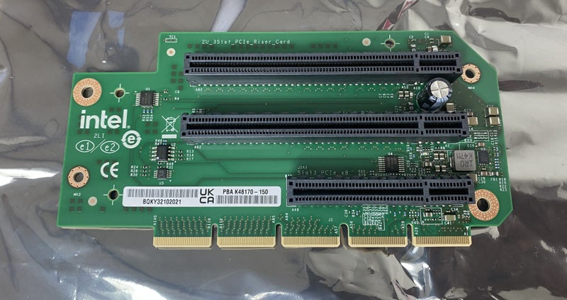 Intel 2U 3-Slot PCI-E Riser Card PBA K48170-150 Carousel 1
