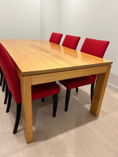 ?? Hensley 8-Seater Dining Table – Grand, Coastal Style, Solid Messmate Timber64016695510017114