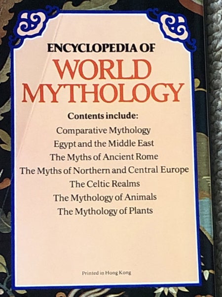 Encyclopaedia of World Mythology 1975 lavishly illustrated with colour photos64274090591489113
