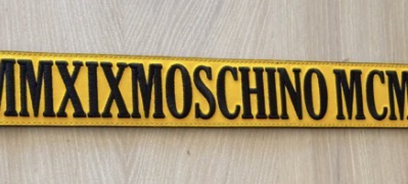 RARE MOSCHINO Leather Belt – Size 38 – New & 100% Authentic64616844828674112